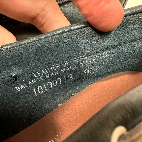 EXCELLENT Quoddy Women's Canoe Boat Shoe Moccasin Blue Green Made in Maine USA 9 - Picture 10 of 12